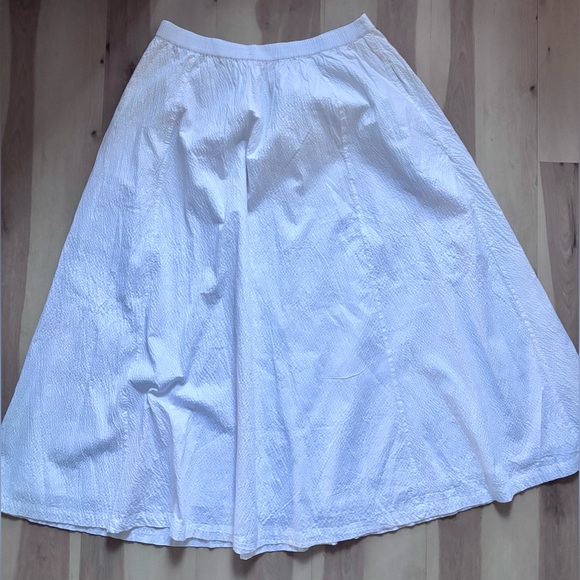 NWOT A New Day XL Skirt Picnic Maxi Seersucker Textured Fabric Long Tall A Line - Picture 4 of 8